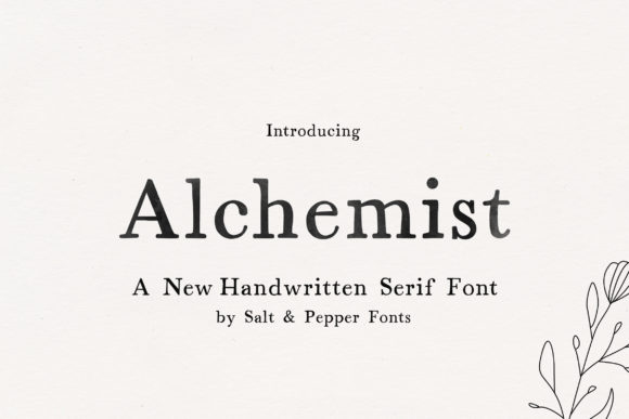 Alchemist Font: Where Handwritten Charm Meets Serif Sophistication