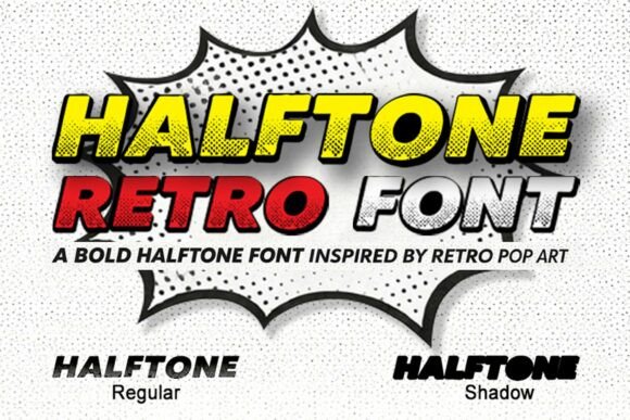 Capture the Pop Art Energy with Halftone Retro