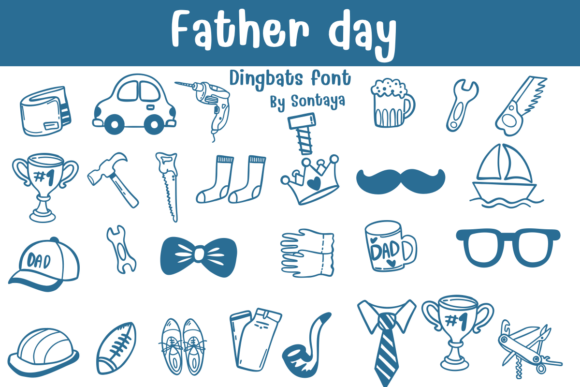 Celebrate Dads Everywhere with Father Day Dingbats