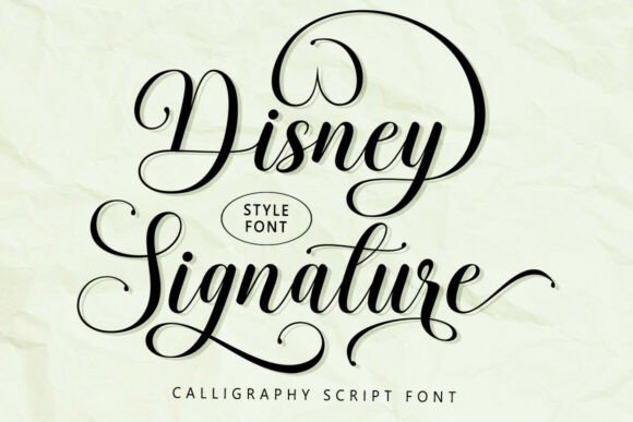 Disney Signature: A Cinematic Typeface for Timeless Designs