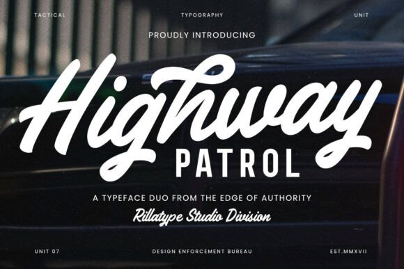 Highway Patrol: Command Attention with Vintage Authority