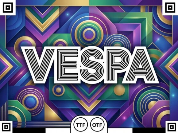 Ignite Your Designs with Vespa: A Cinematic Display Typeface