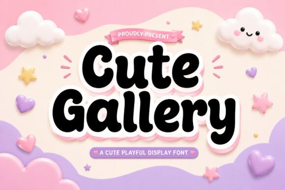 Meet Cute Gallery: Your Go-To Display Font for Joyful Projects