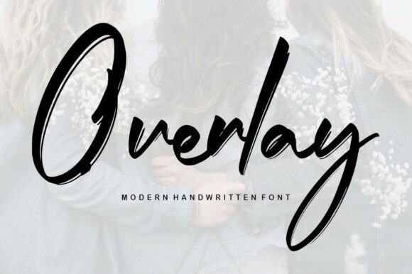 Overlay: A Handwritten Font for Elegant, Flowing Design