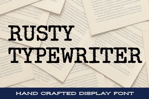 Rusty Typewriter: Capture the Grit of Analog in Your Design