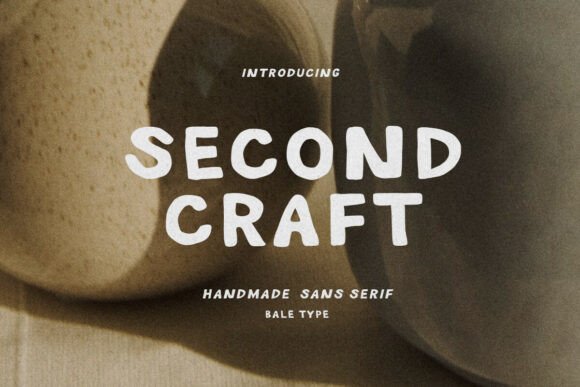 Second Craft: A Bold Sans Serif with a Handmade Heart