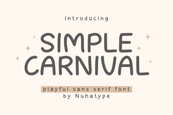 Simple Carnival: The Understated Charm of Handwritten Style