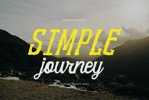 Simple Journey: A Vintage Script for Modern Adventures