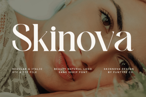 Skinova: The Modern Sans Serif for Luxury Branding