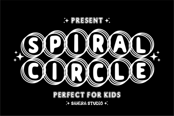 Spiral Circle: A Display Font That Brings the Party