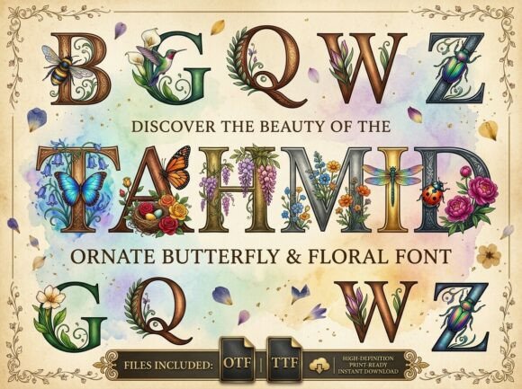 Tahmid: Where Nature's Beauty Meets Typographic Artistry