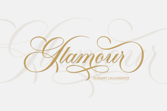 The Allure of Glamour: A Script Font for Elegant Branding