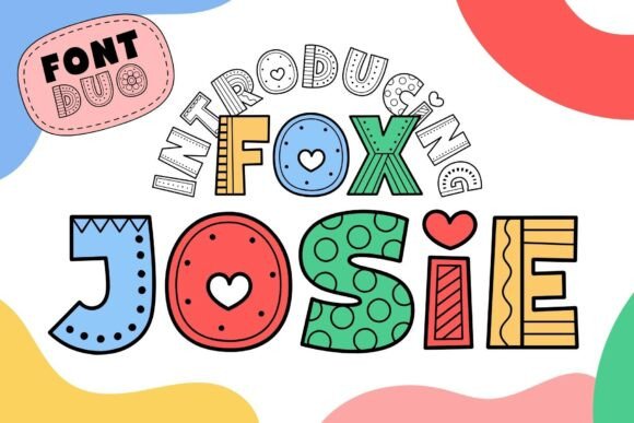 Unlock Creative Joy with the Fox Josie Doodle Display Font