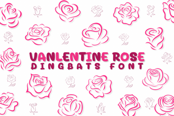 Valentine Rose: A Dingbat Font for Creative Flair
