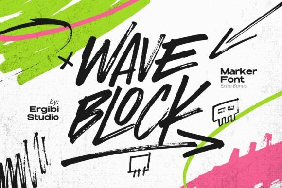 Wave Block: The Brush Font with Real Street Energy